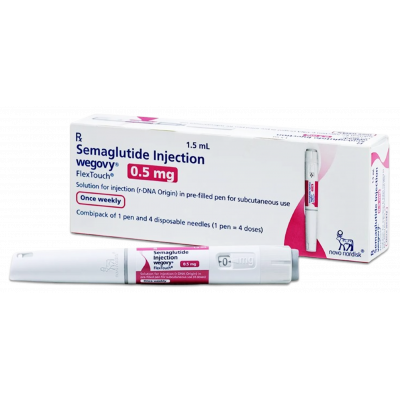 WEGOVY 0.5 MG FLEXTOUCH ( SEMAGLUTIDE ) SOLUTION FOR SUBCUTANEOUS INJECTION PRE-FILLED PEN